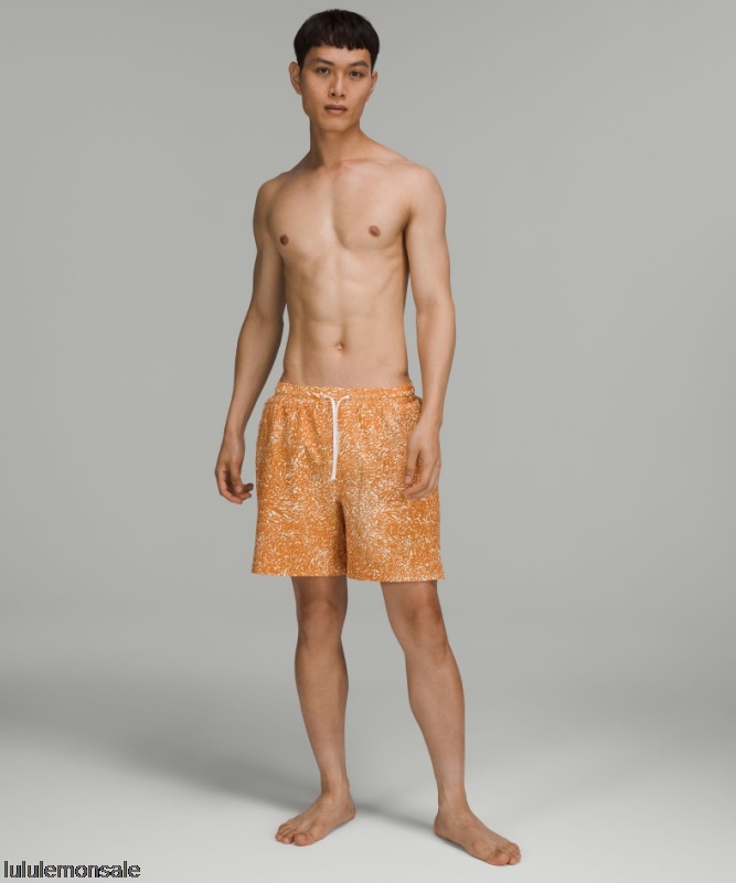 Lululemon Deutschland DELULU957 | Pool Kurz 7 Herbst Orange